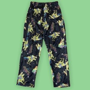 "I am a unicorn" t-rex pajama/lounge pants